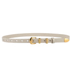 Sleek and Chic Belt - Ivory