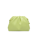 Smooth Cloud Clutch - Chartreuse