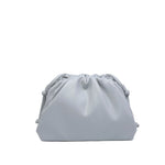 Smooth Cloud Clutch - Light Blue