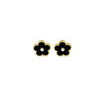 Clover Studs - Black