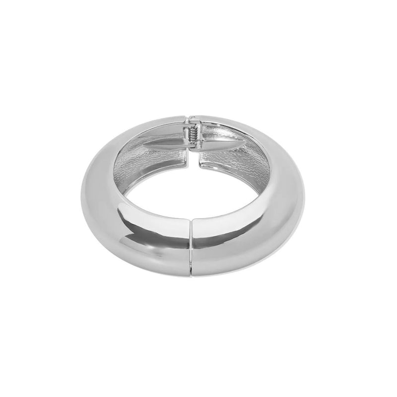 Rounded Silver Bangle - more sizes