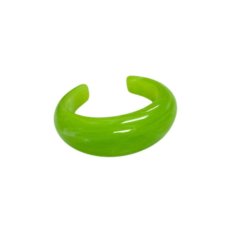 Lucy Lucite Cuff - Lime