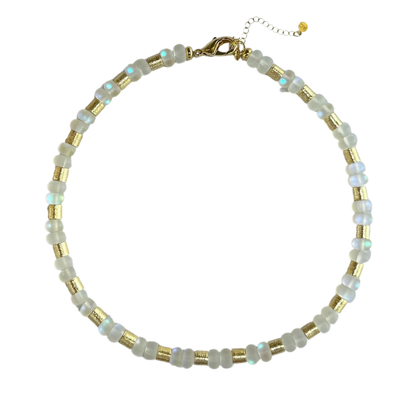 Iridescent Manhattan Collar - Opal