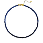 Micro Beaded Necklace - Navy