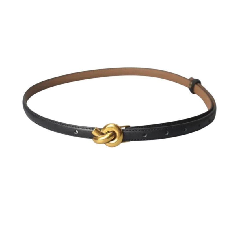 Golden Knot Belt - black