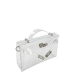 Talia Clear Bag - Silver