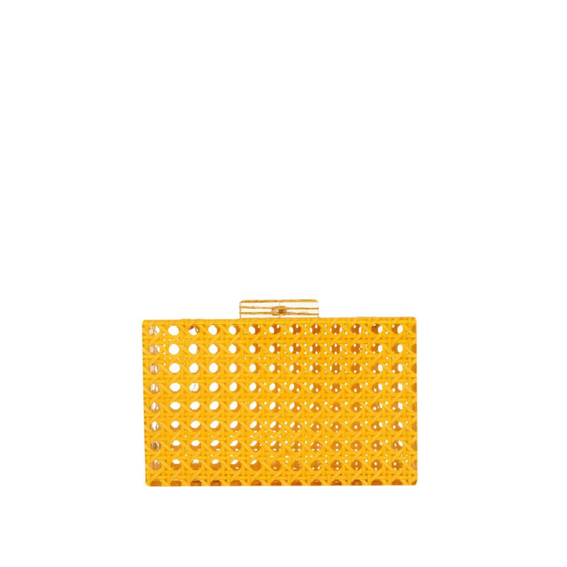 Cane Clutch - gold