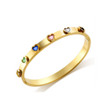 Heart Studded Bangle - more colors