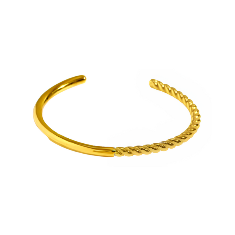 Golden Twist Cuff