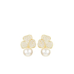 Pearl Fleur Earrings