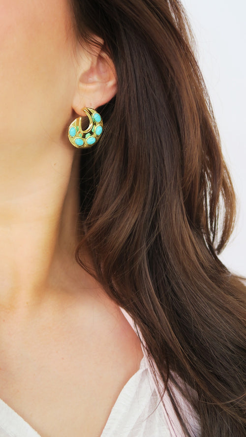 Turquoise Mesa Earrings