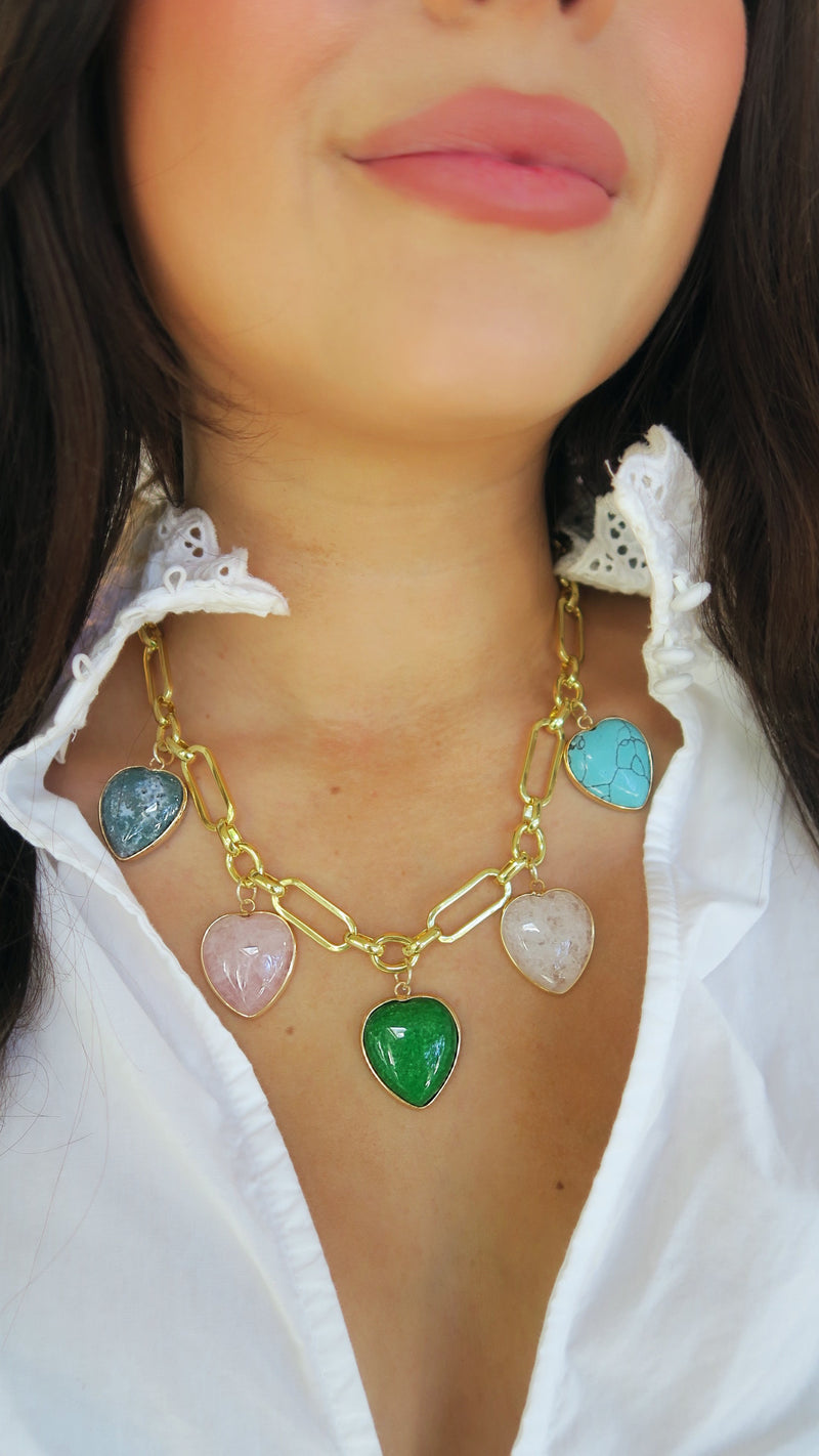 Lovers Lane Charm Necklace - Multi (PRE-ORDER)