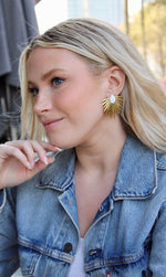 White Phoenix Earrings