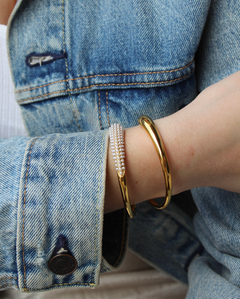 Gold Gathering Cuff