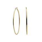 Oval Gold Hoops