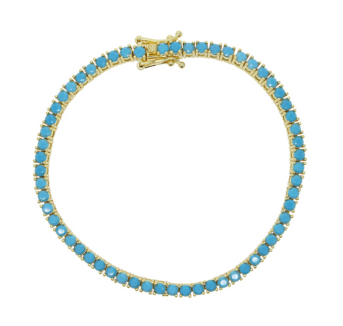 Turquoise Tennis Bracelet